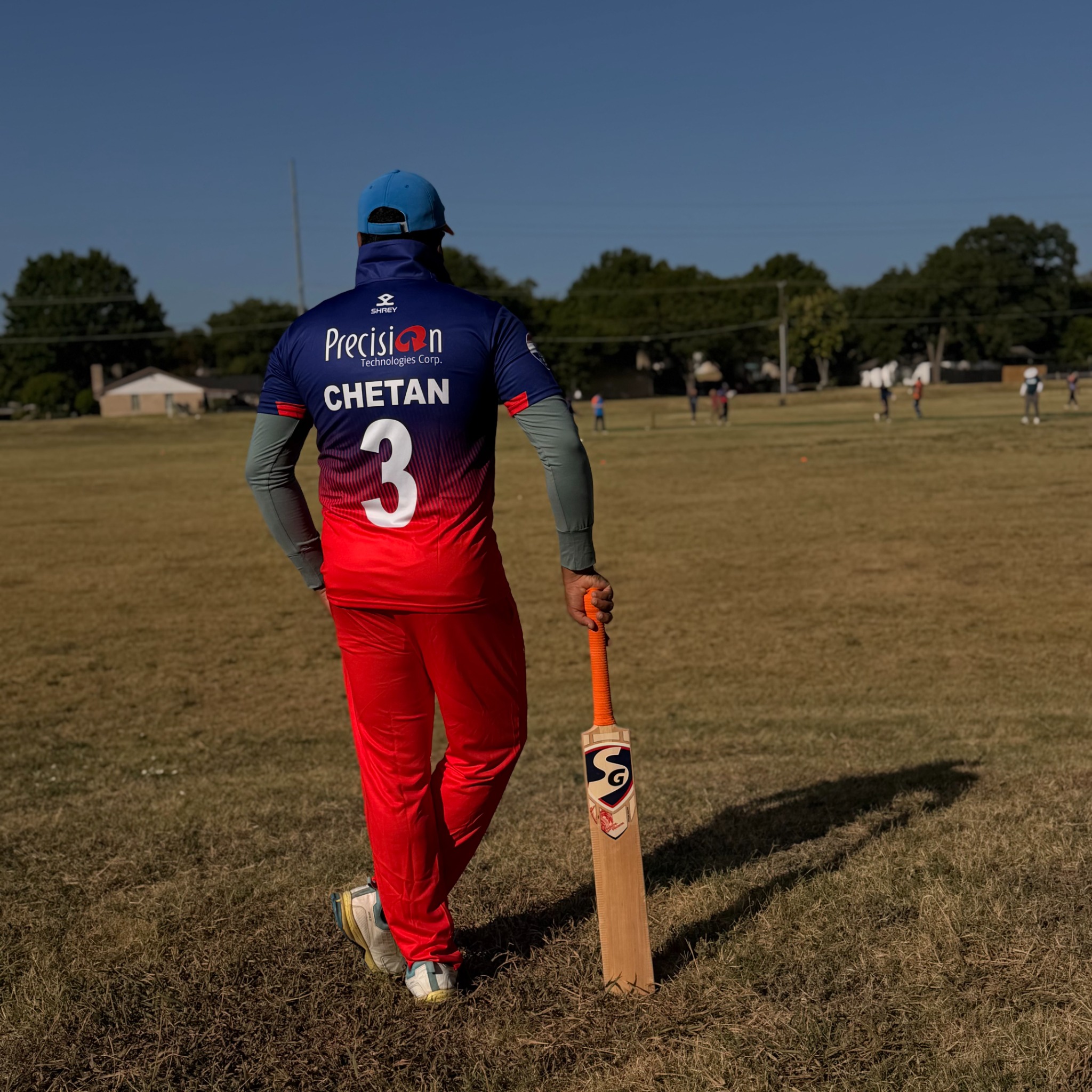 Chetan in cricket kit